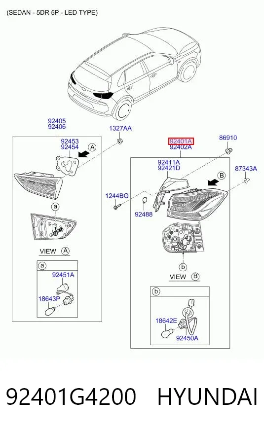  92401G4200 Hyundai/Kia