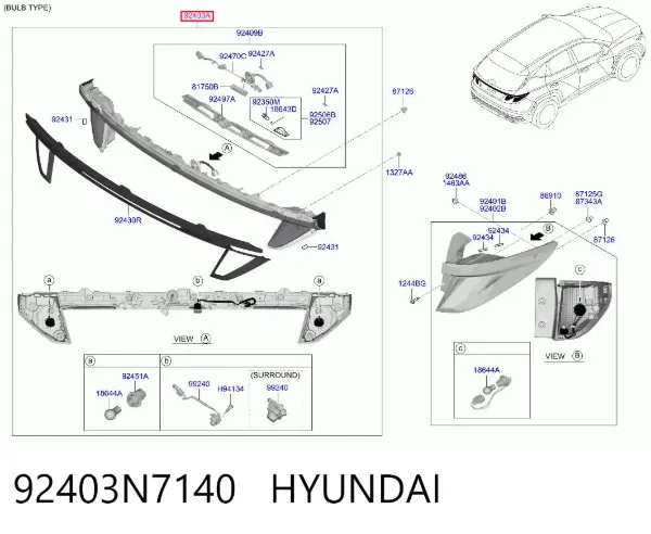  92403N7140 Hyundai/Kia