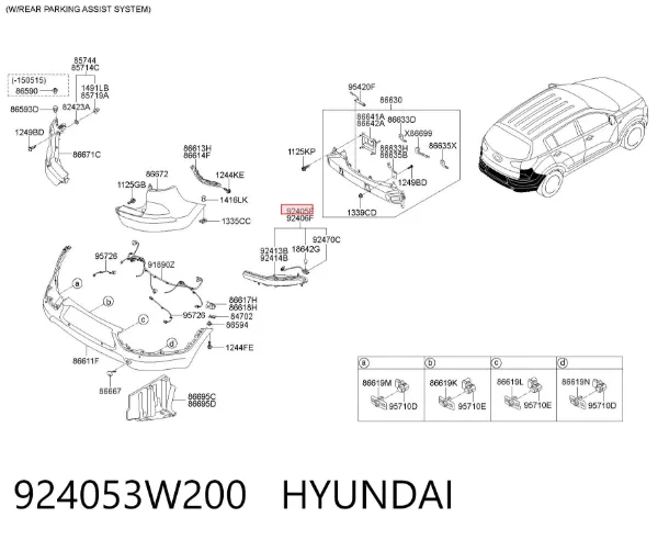  924053W200 Hyundai/Kia