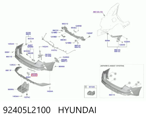  92405L2100 Hyundai/Kia