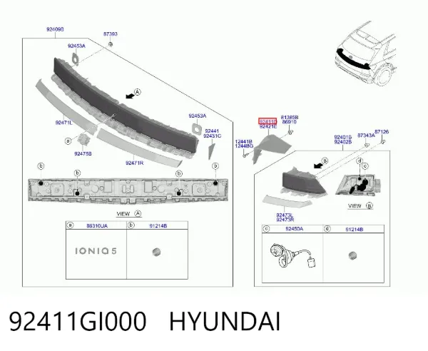  92411GI000 Hyundai/Kia