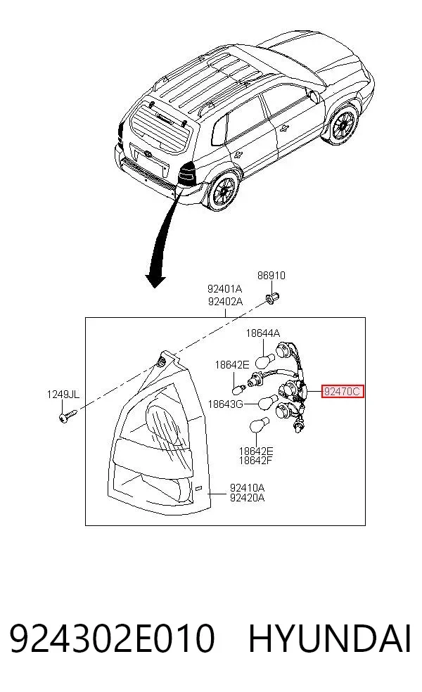  924302E010 Hyundai/Kia