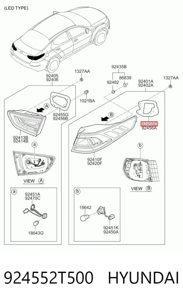 924552T500 Hyundai/Kia