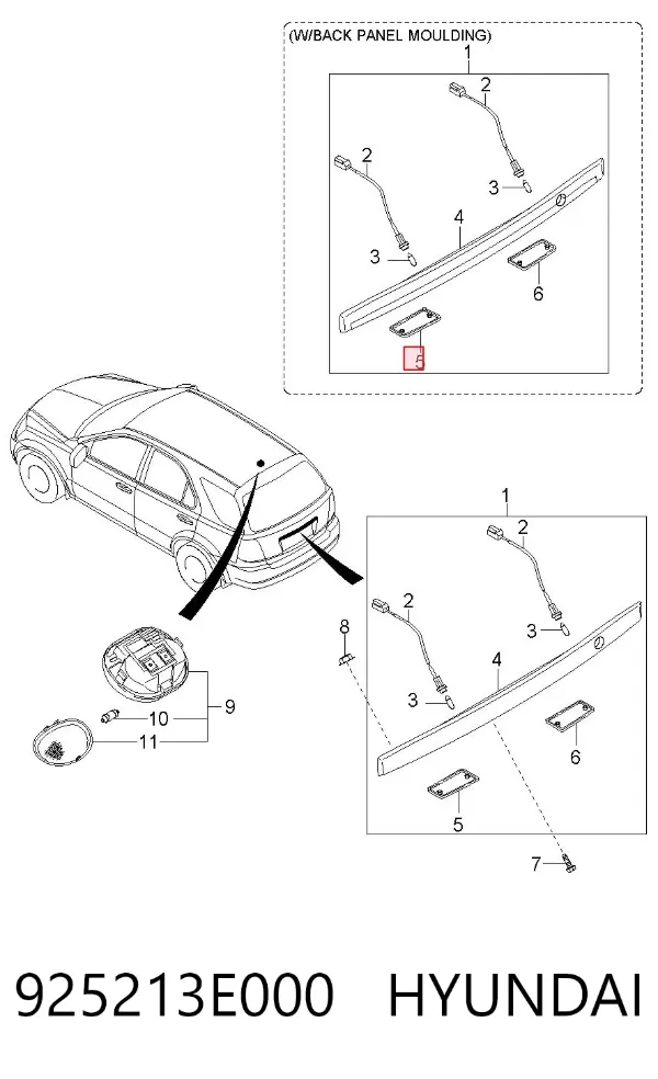  925213E000 Hyundai/Kia