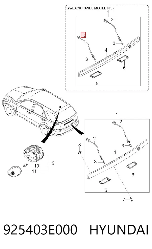  925403E000 Hyundai/Kia