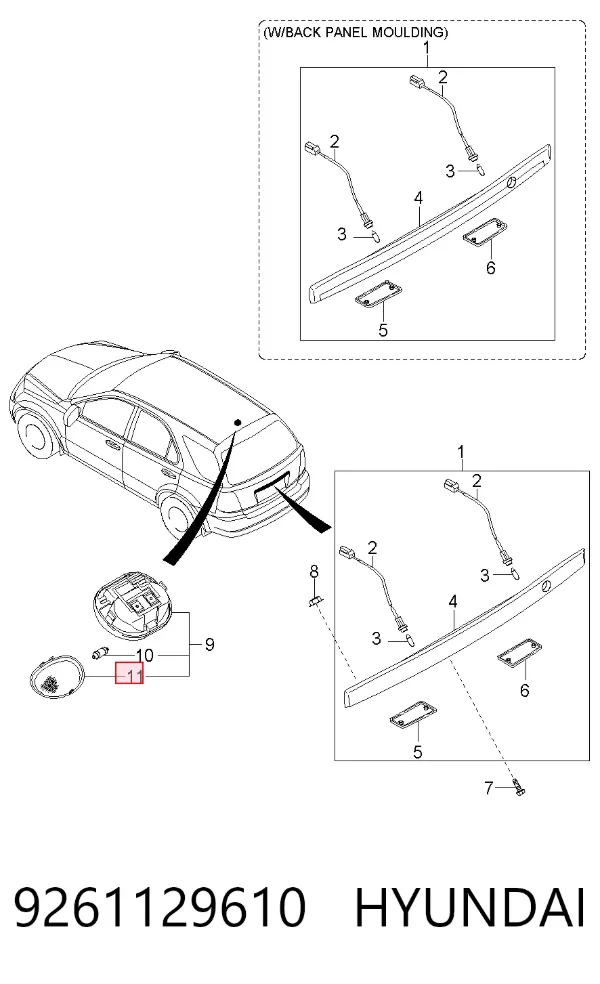  9261129610 Hyundai/Kia