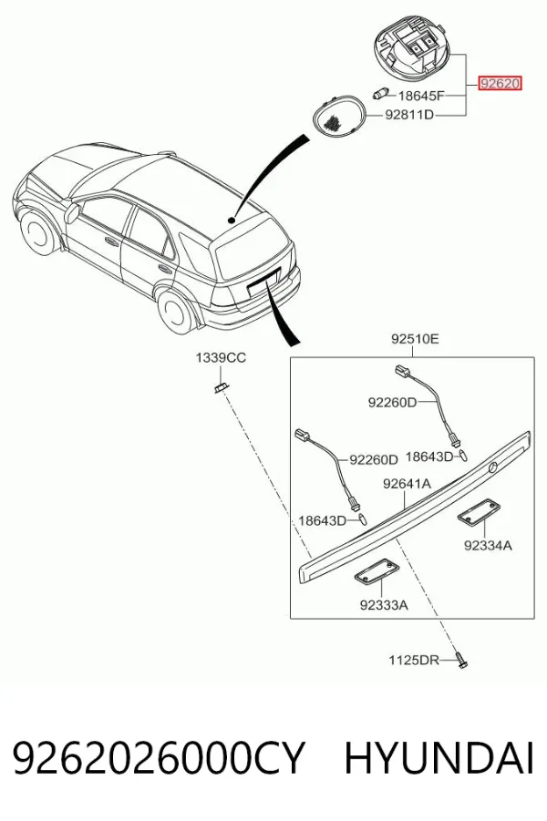  9262026000CY Hyundai/Kia