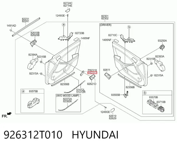  926312T010 Hyundai/Kia