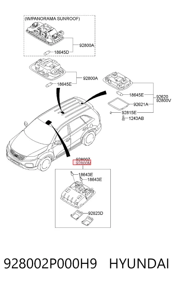 928002P000H9 Hyundai/Kia