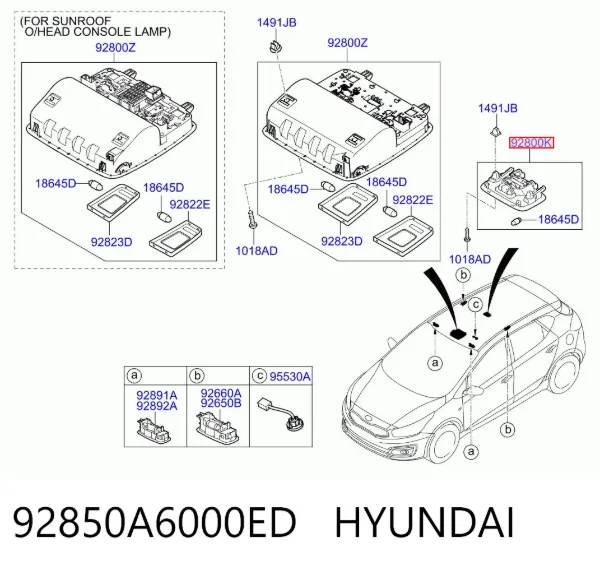  92850A6000ED Hyundai/Kia