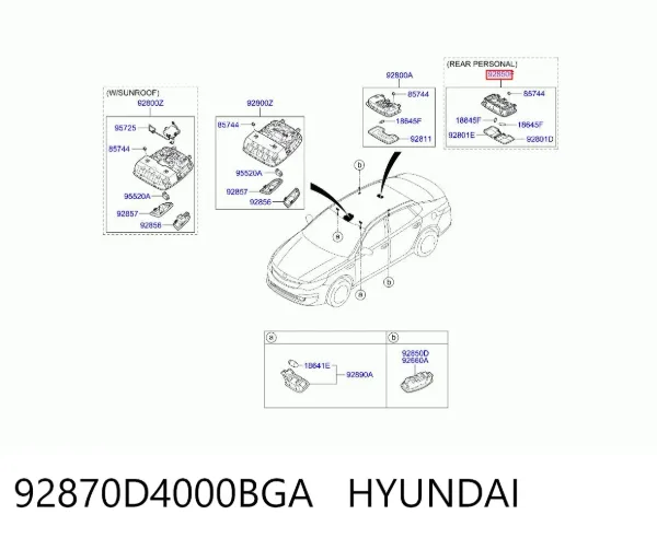  92870D4000BGA Hyundai/Kia