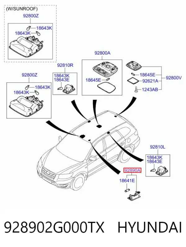  928902G000TX Hyundai/Kia