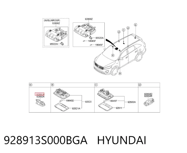  928913S000BGA Hyundai/Kia