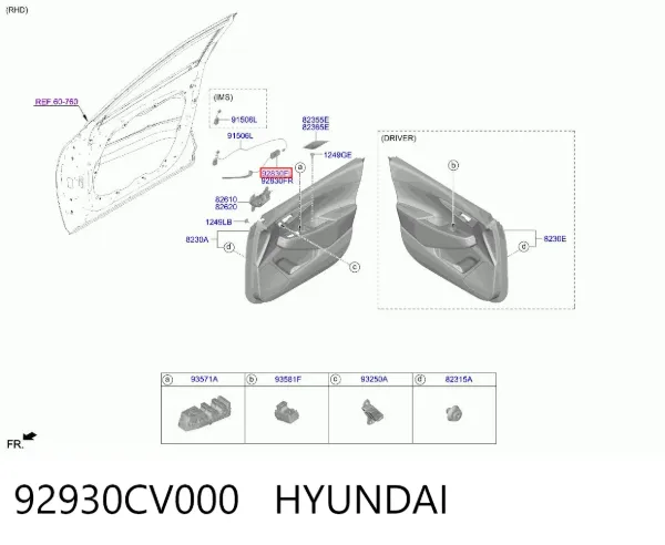  92930CV000 Hyundai/Kia