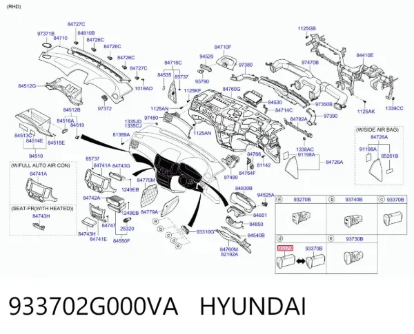  933702G000VA Hyundai/Kia