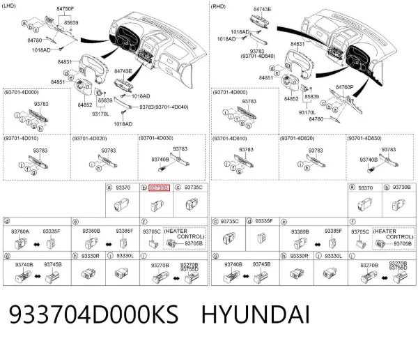  933704D000KS Hyundai/Kia