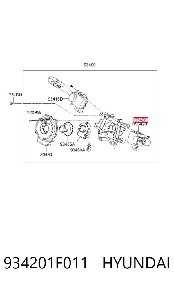  934201F011 Hyundai/Kia
