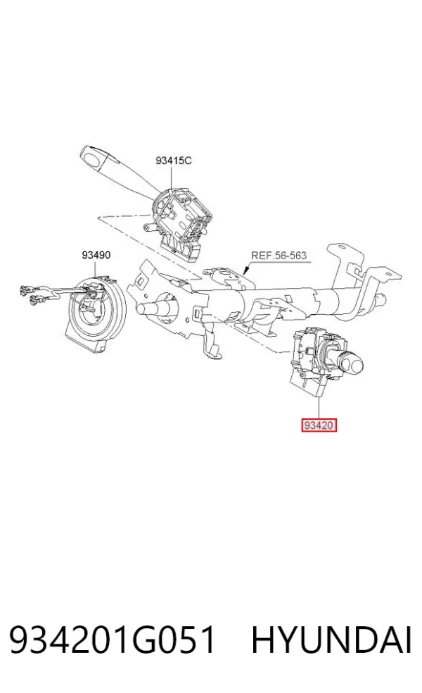  934201G051 Hyundai/Kia