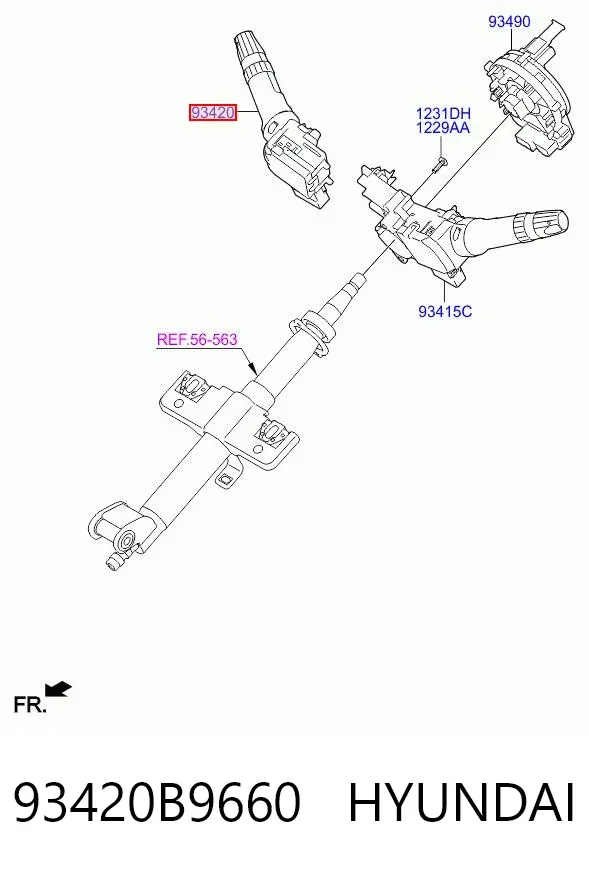  93420B9660 Hyundai/Kia
