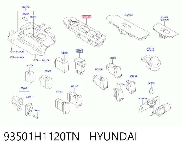  93501H1120TN Hyundai/Kia