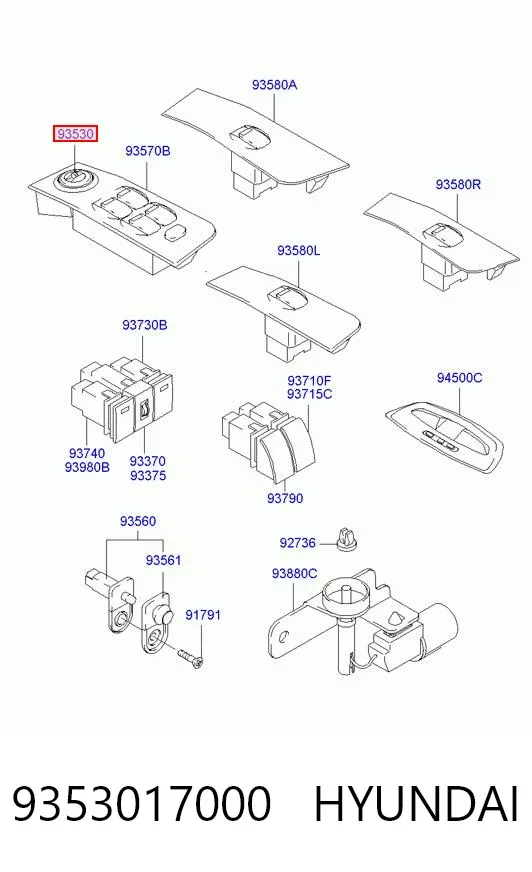  9353017000 Hyundai/Kia