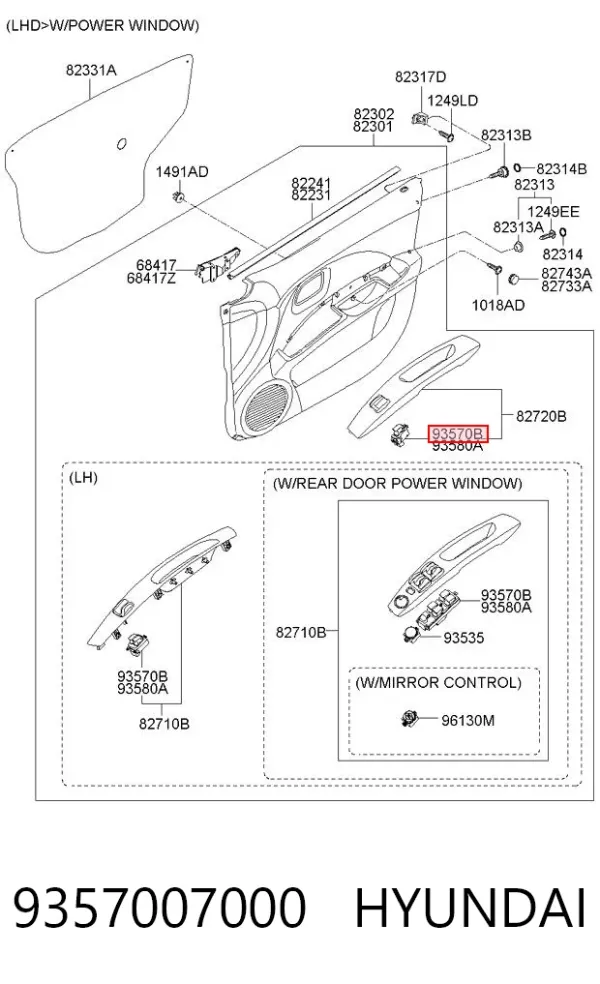  9357007000 Hyundai/Kia