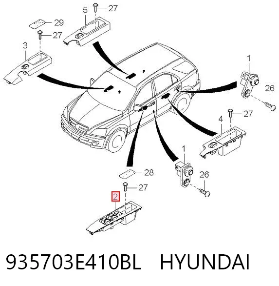  935703E410BL Hyundai/Kia