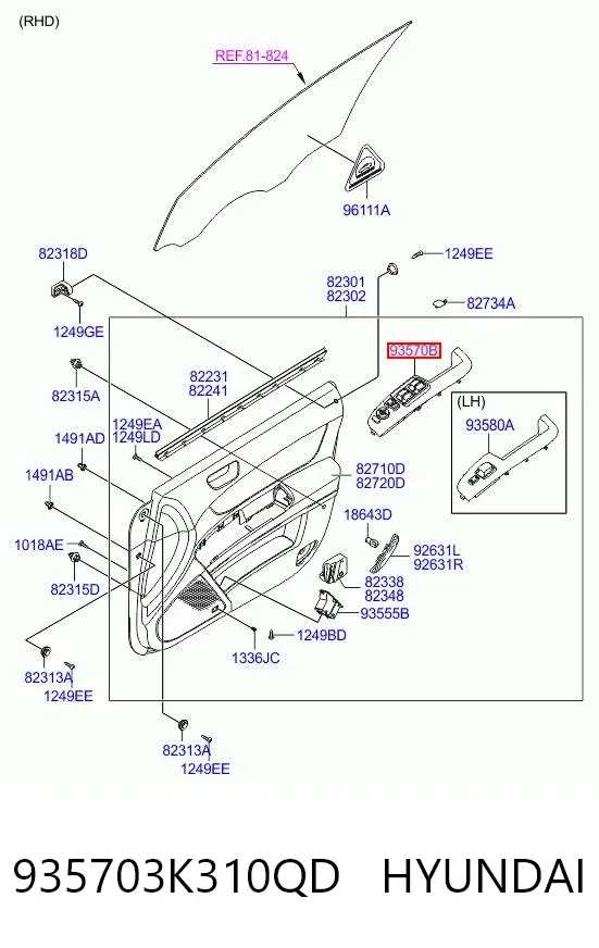  935703K310QD Hyundai/Kia