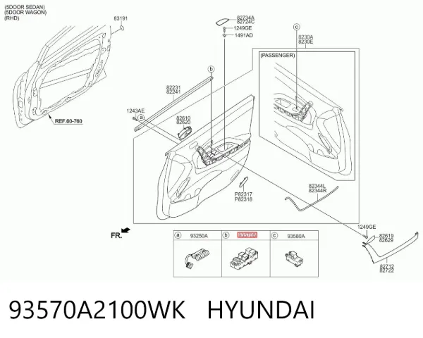  93570A2100WK Hyundai/Kia