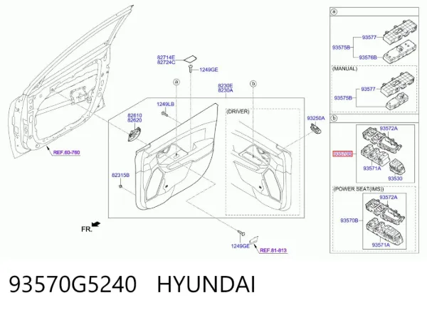  93570G5240 Hyundai/Kia