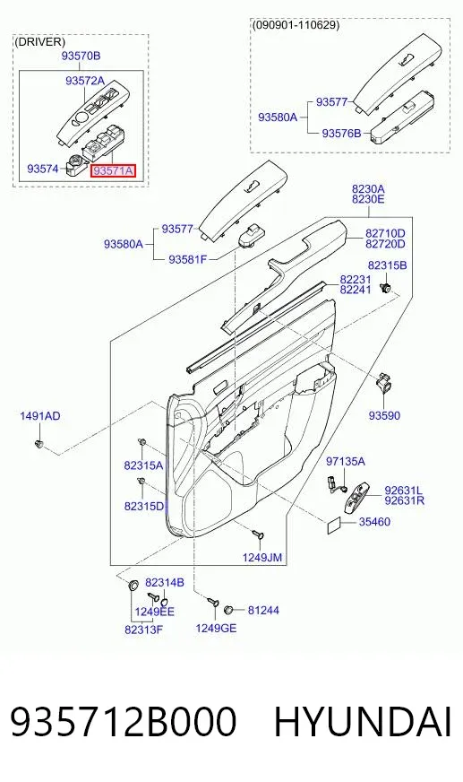  935712B000 Hyundai/Kia