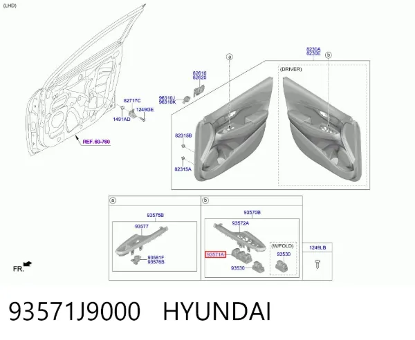  93571J9000 Hyundai/Kia