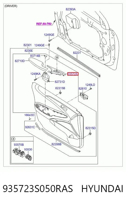  935723S050RAS Hyundai/Kia