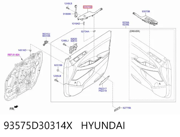  93575D30314X Hyundai/Kia
