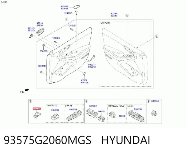  93575G2060MGS Hyundai/Kia