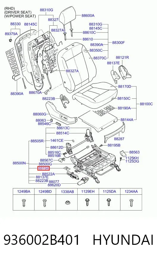  936002B401 Hyundai/Kia