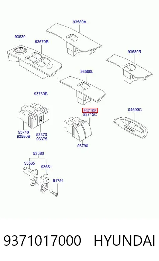  9371017000 Hyundai/Kia