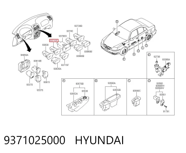  9371025000 Hyundai/Kia