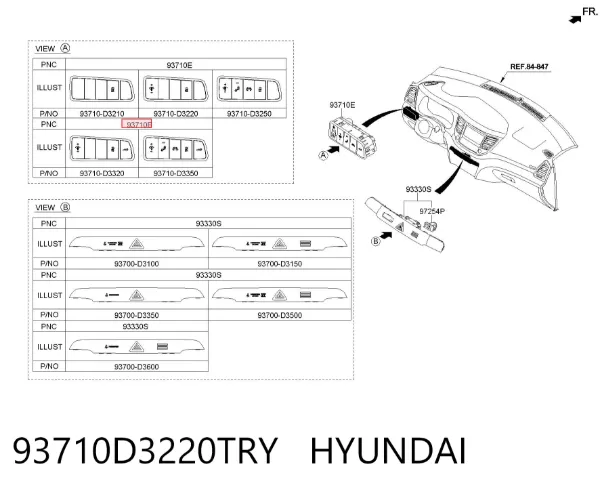  93710D3220TRY Hyundai/Kia