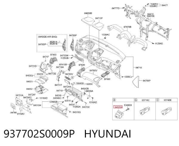  937702S0009P Hyundai/Kia