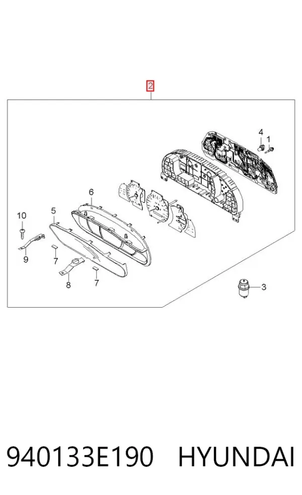 Панель приборов 940133E190 Hyundai/Kia
