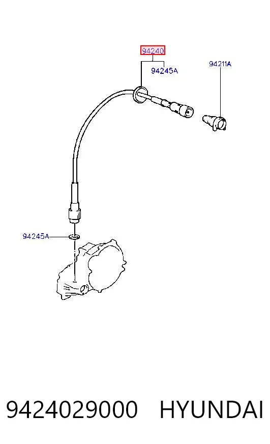 Привод спидометра 9424029000 Hyundai/Kia