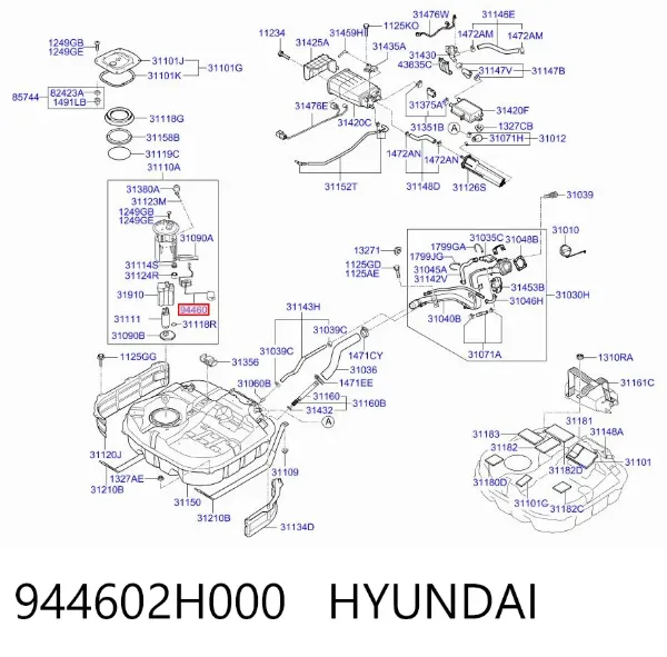 Датчик уровня топлива 944602H000 Hyundai/Kia