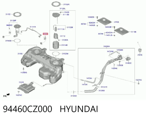 Датчик уровня топлива 94460CZ000 Hyundai/Kia