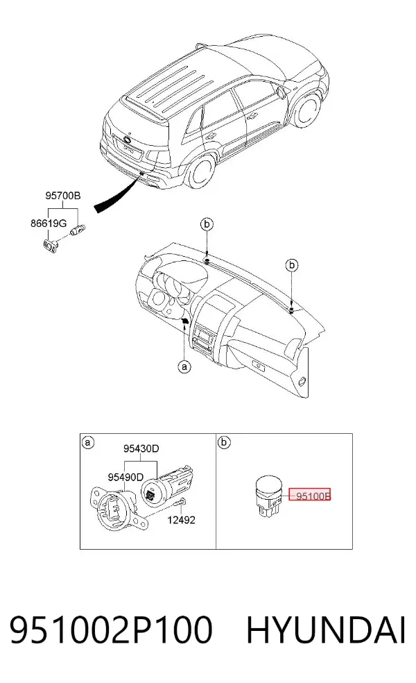  951002P100 Hyundai/Kia