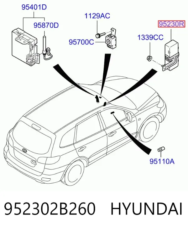  952302B260 Hyundai/Kia