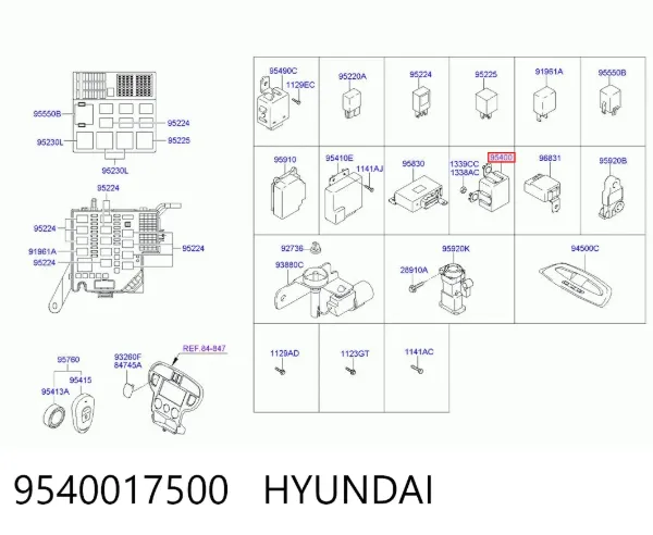  9540017500 Hyundai/Kia