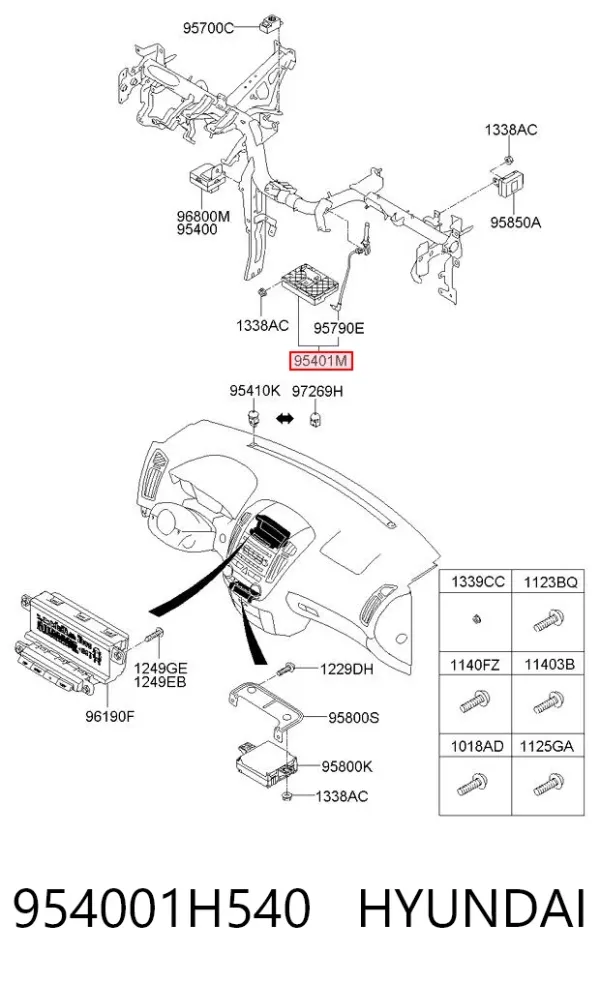  954001H540 Hyundai/Kia