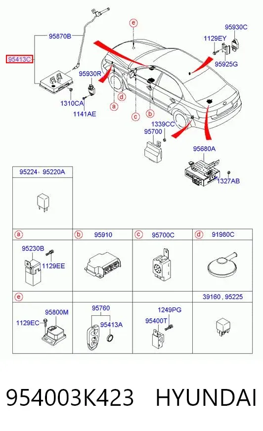  954003K423 Hyundai/Kia