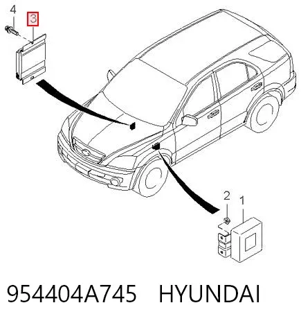  954404A745 Hyundai/Kia